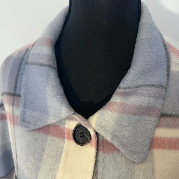 Rails Plaid Utility Jacket in Blue and Pink - Picture 5 of 12